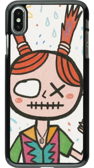 Coque iPhone Xs Max - Little Girl Sketch