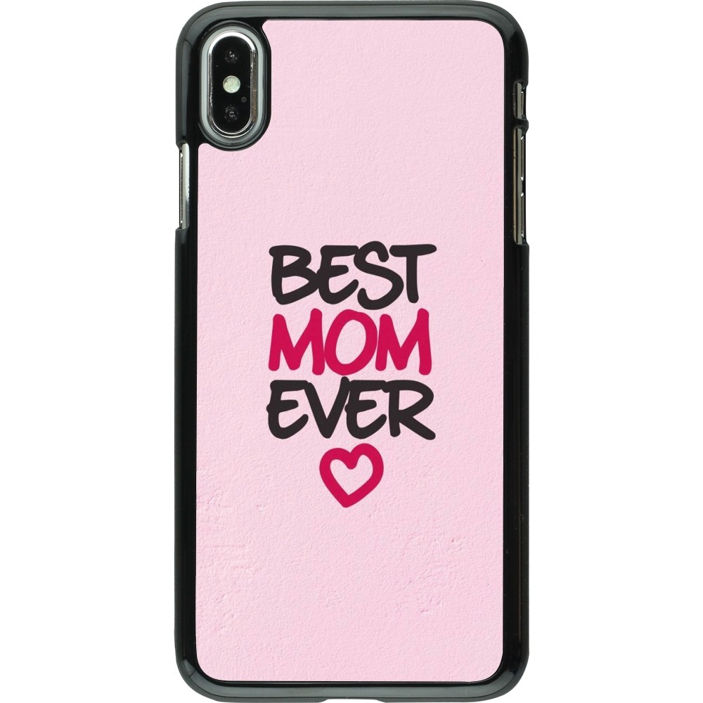 iPhone Xs Max Case Hülle - Mom 2023 best Mom ever pink