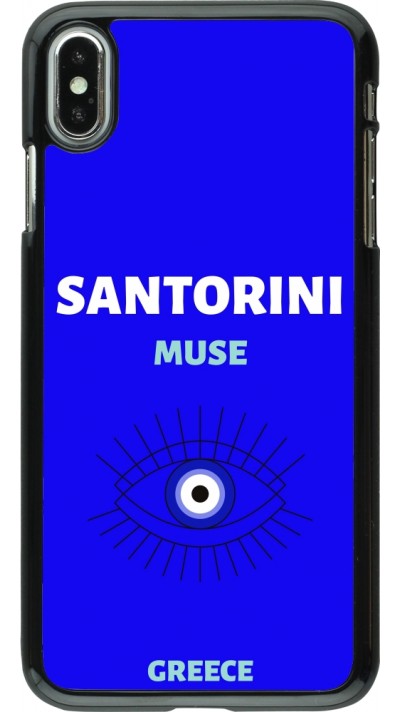 iPhone Xs Max Case Hülle - Pop Summer Destination Santorini