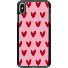 iPhone Xs Max Case Hülle - Saint Valentines Day 26 Pattern heart