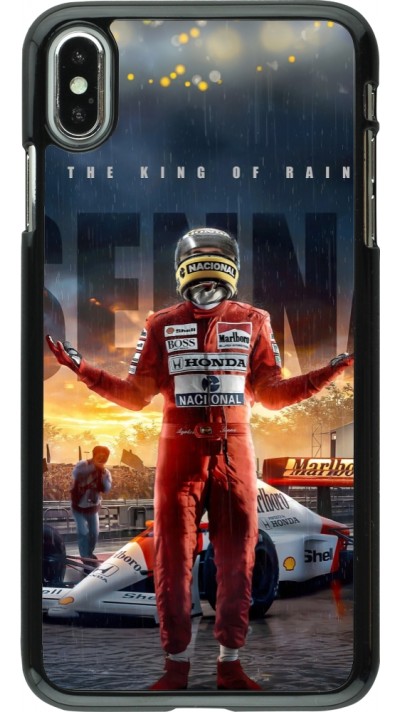 iPhone Xs Max Case Hülle - Senna The King of Rain