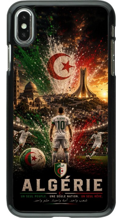 iPhone Xs Max Case Hülle - Fussball Algerien splash 2026