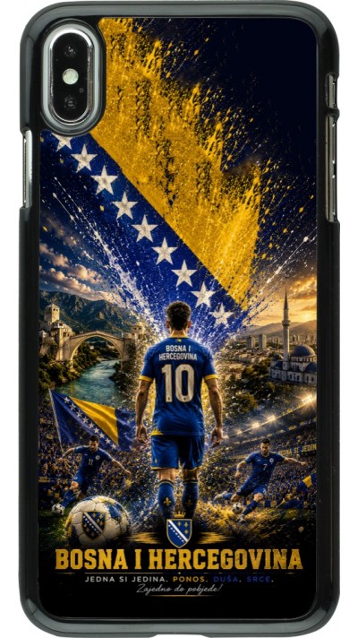 iPhone Xs Max Case Hülle - Fussball Bosnien und Herzegowina splash 2026