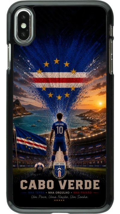 iPhone Xs Max Case Hülle - Fussball Kap Verde splash 2026