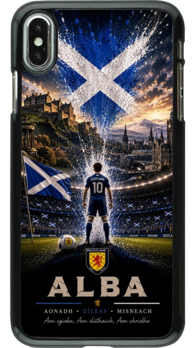 iPhone Xs Max Case Hülle - Fussball Schottland splash 2026