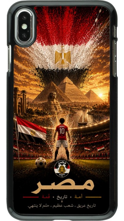 iPhone Xs Max Case Hülle - Fussball Ägypten splash 2026