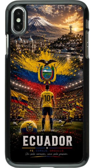 iPhone Xs Max Case Hülle - Fussball Ecuador splash 2026