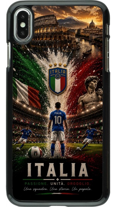 iPhone Xs Max Case Hülle - Fussball Italien splash 2026
