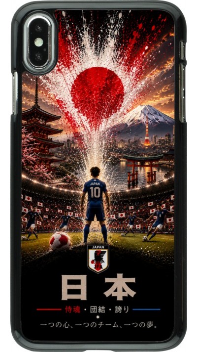 iPhone Xs Max Case Hülle - Fussball Japan splash 2026