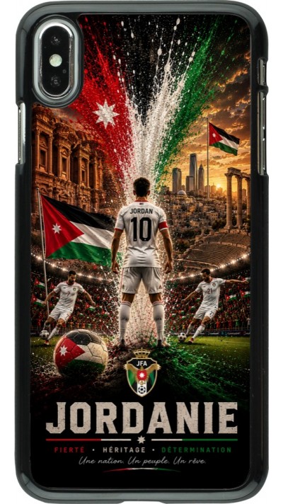 iPhone Xs Max Case Hülle - Fussball Jordanien splash 2026