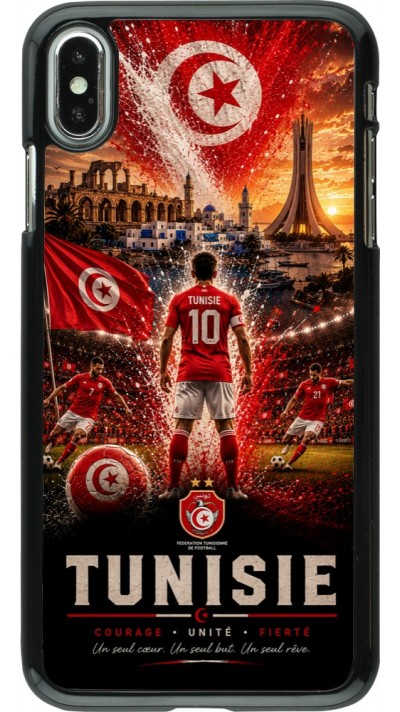 iPhone Xs Max Case Hülle - Fussball Tunesien splash 2026
