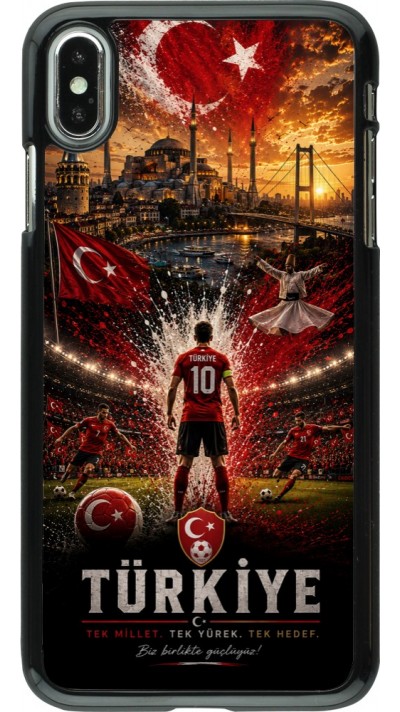 iPhone Xs Max Case Hülle - Fussball Türkei splash 2026