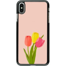 iPhone Xs Max Case Hülle - Spring 23 tulip trio
