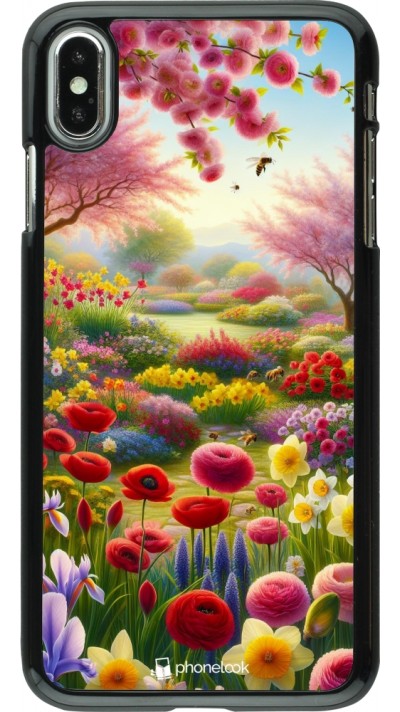 iPhone Xs Max Case Hülle - Frühling 25 Strauß Frühling