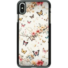 iPhone Xs Max Case Hülle - Frühling 25 Leichte Schmetterlinge