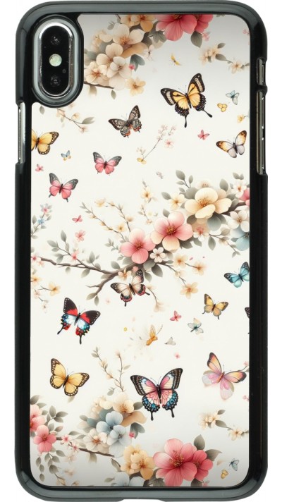 iPhone Xs Max Case Hülle - Frühling 25 Leichte Schmetterlinge