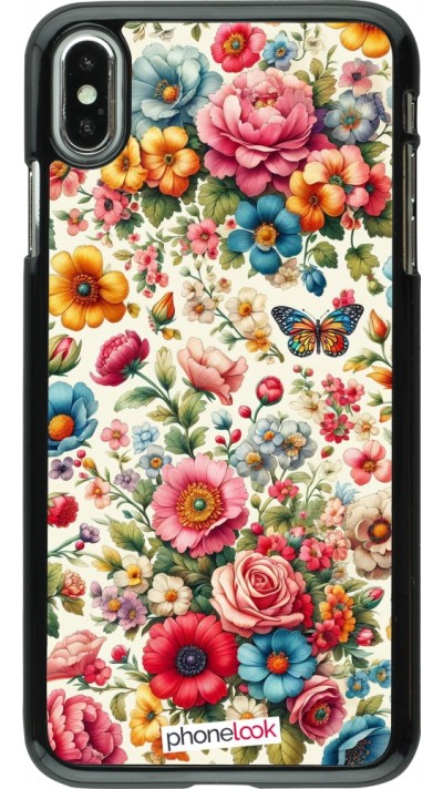 iPhone Xs Max Case Hülle - Spring 25 fruehling bluetend