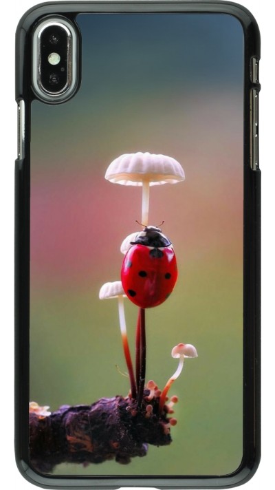 iPhone Xs Max Case Hülle - Ladybird on a mushroom 2026