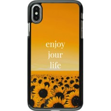 iPhone Xs Max Case Hülle - Summer 2025 Enjoy your life