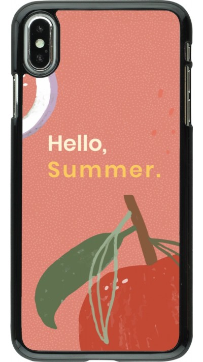 iPhone Xs Max Case Hülle - Summer 2025 Hello summer