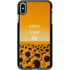 iPhone Xs Max Case Hülle - Summer 2026 Enjoy your life