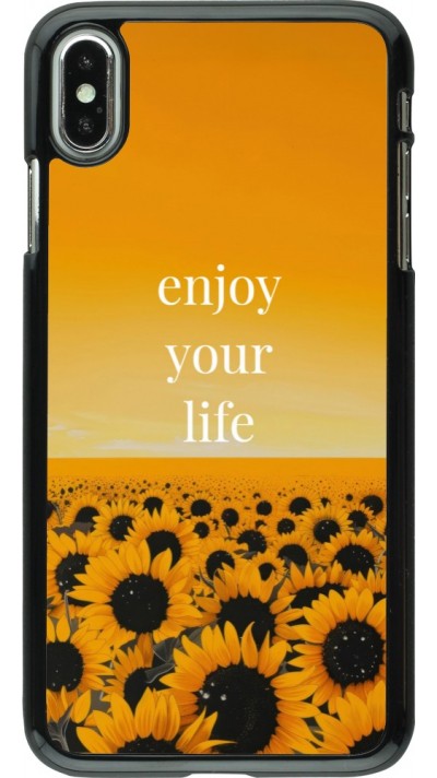 iPhone Xs Max Case Hülle - Summer 2026 Enjoy your life
