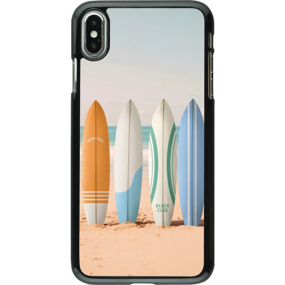 iPhone Xs Max Case Hülle - Summer surfboard 2025