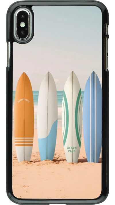 Coque iPhone Xs Max - Summer surfboard 2025