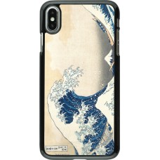 iPhone Xs Max Case Hülle - Kunstbild - Die große Welle vor Kanagawa - Hokusai