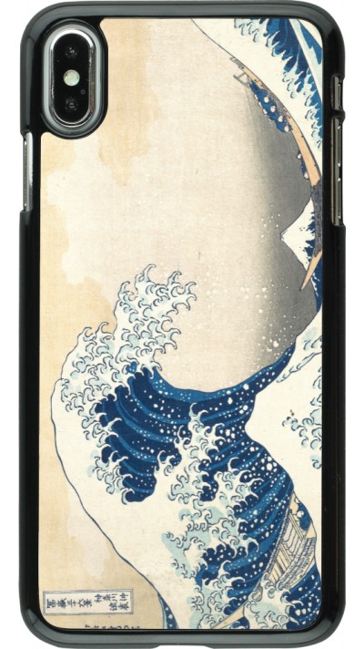 iPhone Xs Max Case Hülle - Kunstbild - Die große Welle vor Kanagawa - Hokusai