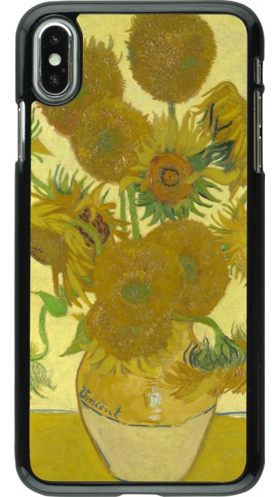 iPhone Xs Max Case Hülle - Kunstbild - Sonnenblumen  - Van Gogh