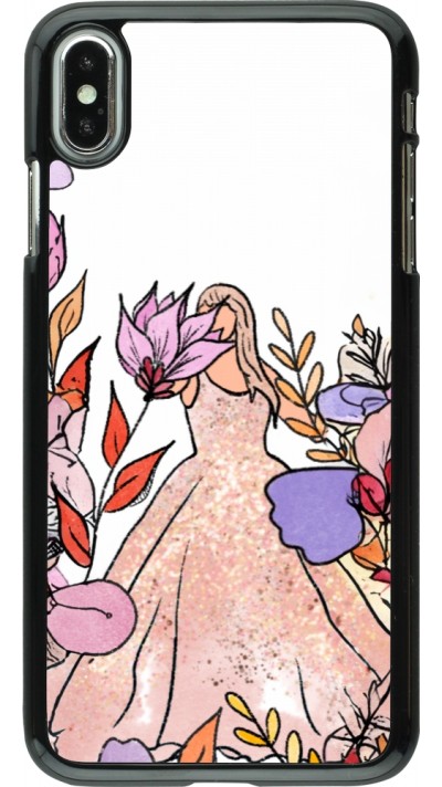 iPhone Xs Max Case Hülle - Taylor Swift Sketch - White