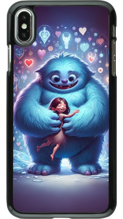 iPhone Xs Max Case Hülle - Valentin 2024 Flauschige Liebe