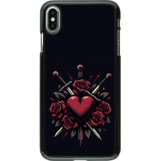 iPhone Xs Max Case Hülle - Valentine 2024 gothic love
