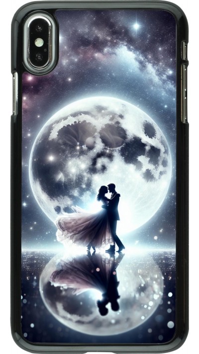 iPhone Xs Max Case Hülle - Valentin 2024 Liebe unter dem Mond