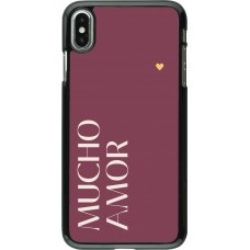 iPhone Xs Max Case Hülle - Valentine 2024 mucho amor rosado