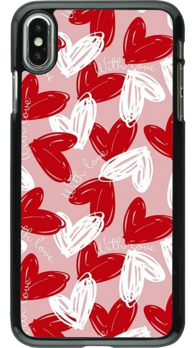 iPhone Xs Max Case Hülle - Valentine 2024 with love heart