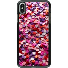 iPhone Xs Max Case Hülle - Valentin 2025 Konfetti