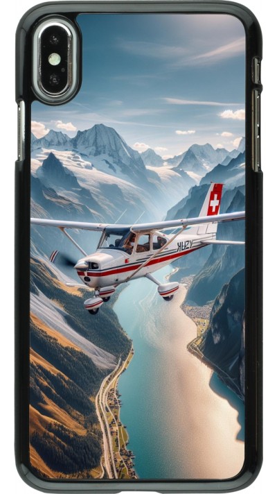 iPhone Xs Max Case Hülle - Schweizer Alpenflug