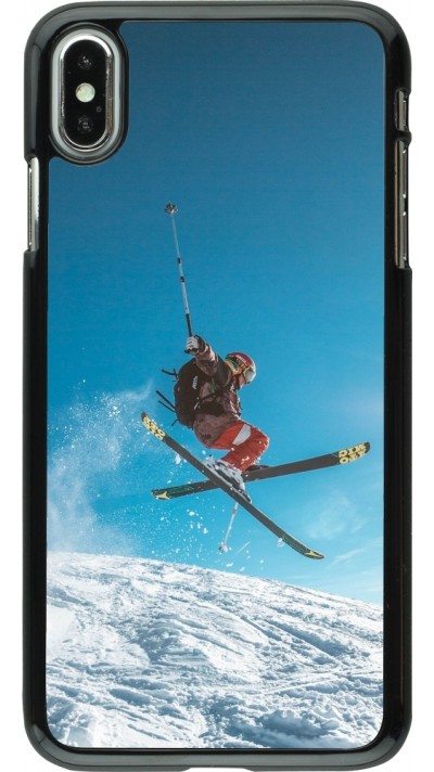iPhone Xs Max Case Hülle - Winter 22 Ski Jump