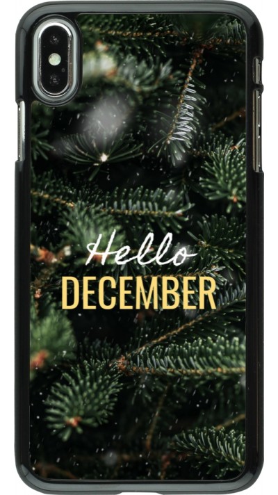 iPhone Xs Max Case Hülle - Winter 25 Winter hello december