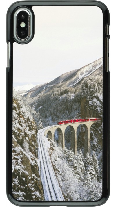 iPhone Xs Max Case Hülle - Winter 25 Winter polar express