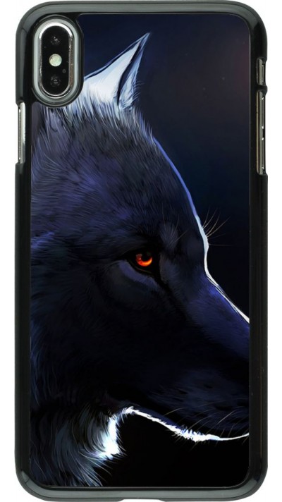Hülle iPhone Xs Max - Wolf Shape