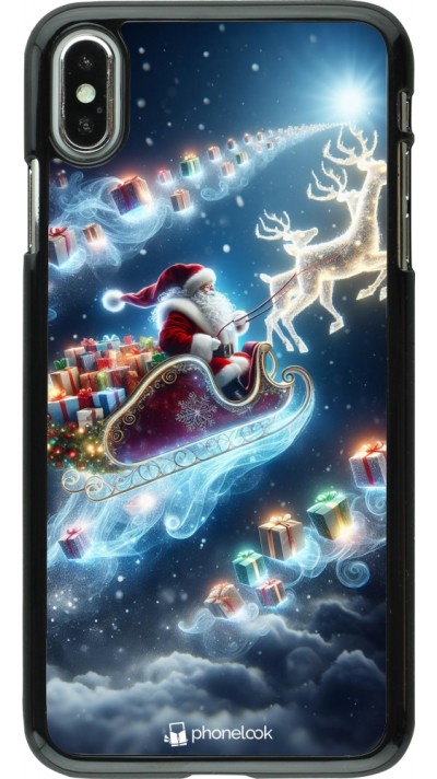 iPhone Xs Max Case Hülle - Weihnachten 2023 Verzauberter Weihnachtsmann