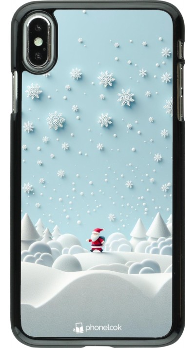 iPhone Xs Max Case Hülle - Weihnachten 2023 Kleiner Vater Schneeflocke