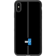 iPhone Xs Max Case Hülle - Silikon schwarz Kanton AG schwarz