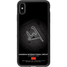 iPhone Xs Max Case Hülle - Silikon schwarz F1 Track 2025 China