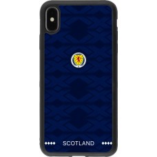 iPhone Xs Max Case Hülle - Silikon schwarz Schottland 2026 personalisierbares Fussballtrikot