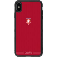 iPhone Xs Max Case Hülle - Silikon schwarz Tschechische Republik 2026 personalisierbares Fussballtrikot