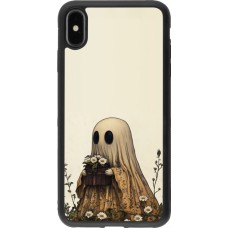 iPhone Xs Max Case Hülle - Silikon schwarz Halloween 2025 Ghost gardener